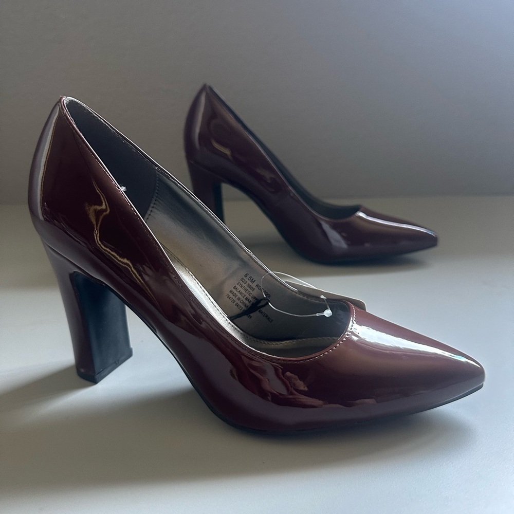 Worthingtong Zool Pointed Toe Block Heel Pumps Wo… - image 4